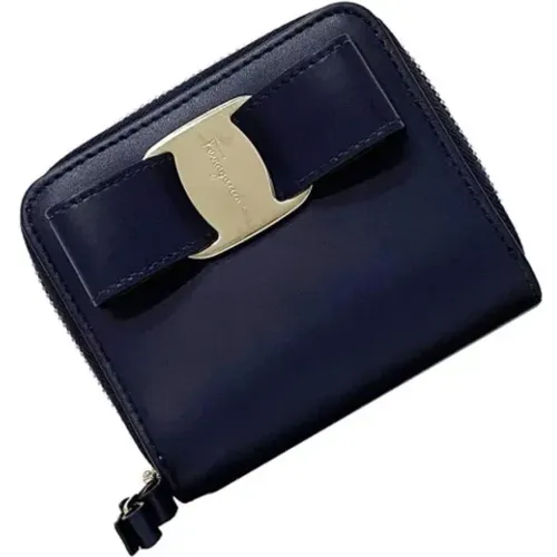 Pre-owned Wallets, female, , Size: ONE SIZE Pre-owned Leather wallets - Salvatore Ferragamo Pre-owned - Modalova