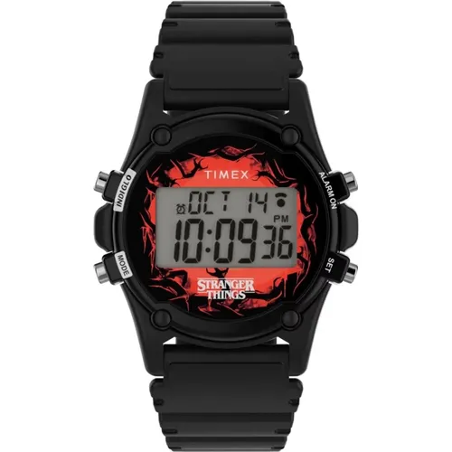 Watches, male, , Size: ONE SIZE Stranger Things Watch with Night-Light - Timex - Modalova