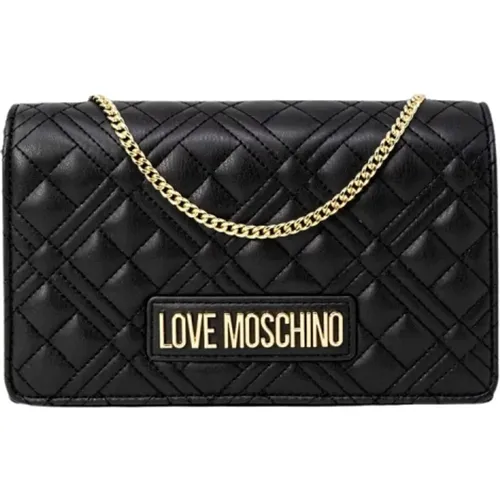 Cross Body Bags, female, , Size: ONE SIZE Quilted Shoulder Bag Autumn/Winter Collection - Love Moschino - Modalova