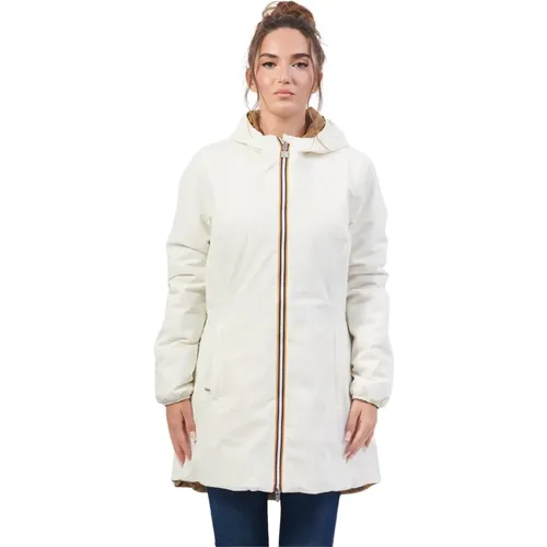 Wendbare Wasserdichte Windbreaker Jacke , Damen, Größe: L - K-way - Modalova