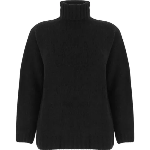 Woll Rollkragenpullover Strickwaren , Damen, Größe: M - Gentryportofino - Modalova