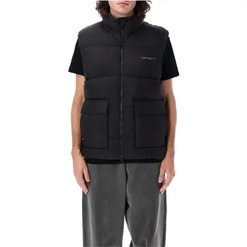 Puffer Vest Outerwear Aw24 , male, Sizes: L - Carhartt WIP - Modalova