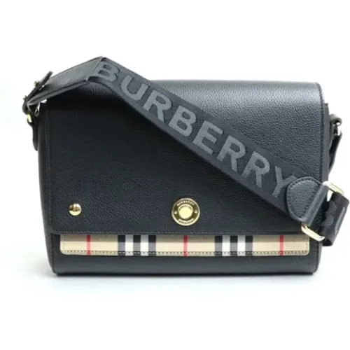 Pre-owned Cross Body Bags, female, , Size: ONE SIZE Pre-owned Cotton shoulder-bags - Burberry Vintage - Modalova