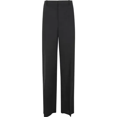 Straight Trousers, male, , Size: XL Pantalon Plat - Saint Laurent - Modalova