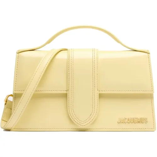 Gelbe Leder Crossbody Tasche - Jacquemus - Modalova