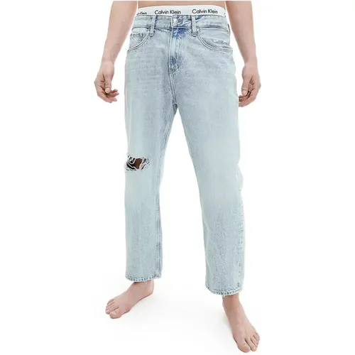 Straight Jeans, male, , Size: W32 Denim Jeans Collection for Men - Calvin Klein Jeans - Modalova