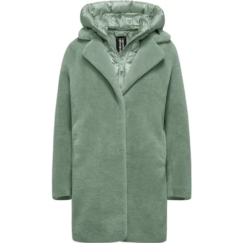 Odessa Overcoat - Eco-Fur Coat , female, Sizes: M, XL, S, XS - BomBoogie - Modalova