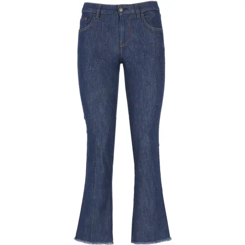 Cotton Pants with Belt Loops , female, Sizes: W30, W29, W27, W26 - Fay - Modalova