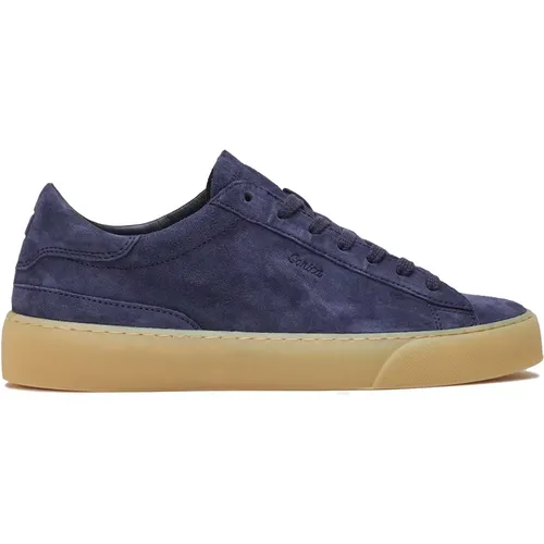 Sneakers, male, , Size: 7 US Suede Sonica Low-Top Sneakers - D.a.t.e. - Modalova