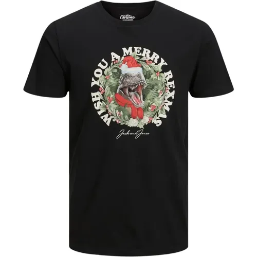 T-Shirts , Herren, Größe: M - jack & jones - Modalova