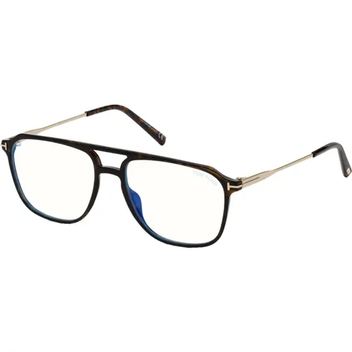 Glasses, male, , Size: 54 MM Blue Block Eyewear Frames - Tom Ford - Modalova