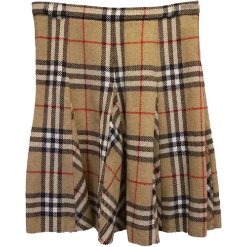 Pre-owned Wolle bottoms - Burberry Vintage - Modalova