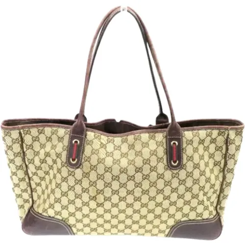 Pre-owned Tote Bags, female, , Size: ONE SIZE Pre-owned Canvas totes - Gucci Vintage - Modalova