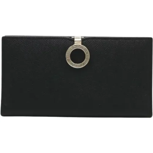 Pre-owned Leather wallets , female, Sizes: ONE SIZE - Bvlgari Vintage - Modalova