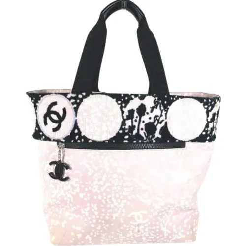 Pre-owned Tote Bags, female, , Size: ONE SIZE Pre-owned Cotton chanel-bags - Chanel Vintage - Modalova