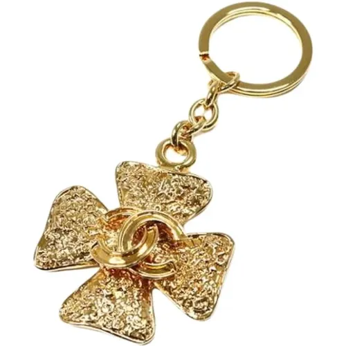 Pre-owned Accessories, female, , Size: ONE SIZE Pre-owned Metal Key Holder - Chanel Vintage - Modalova