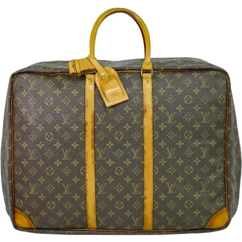 Pre-owned Weekend Bags, female, , Size: ONE SIZE Pre-owned Canvas travel-bags - Louis Vuitton Vintage - Modalova