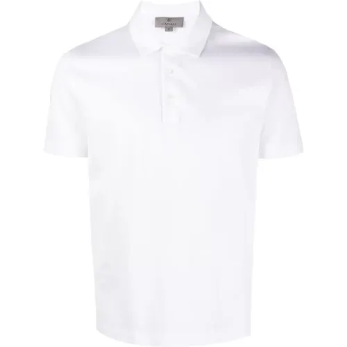 Kurzarm Polo Shirt , Herren, Größe: 3XL - Canali - Modalova