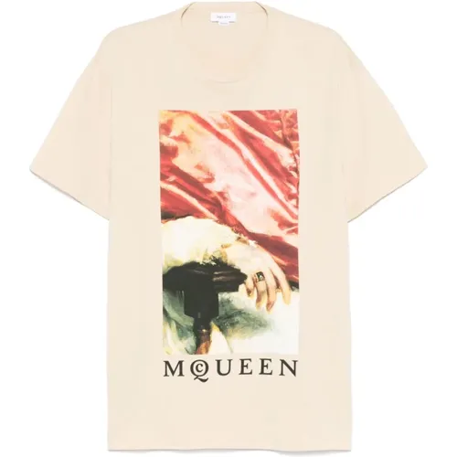 T-Shirts, male, , Size: M T-shirts and Polos - alexander mcqueen - Modalova