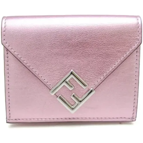 Pre-owned Wallets, female, , Size: ONE SIZE Pre-owned Leather wallets - Fendi Vintage - Modalova