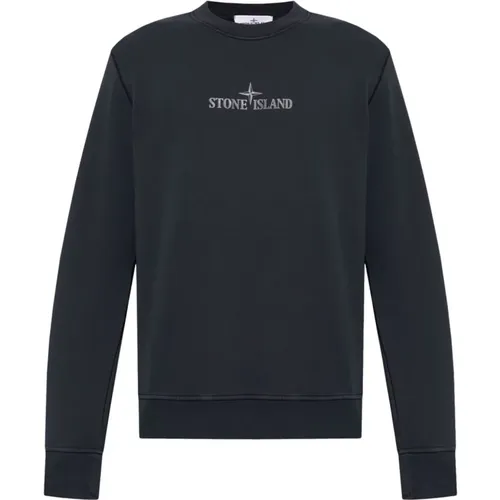 Blaue Pullover Kollektion - Stone Island - Modalova