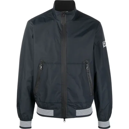 Bomber Jackets, male, , Size: S EA7 Coats - Emporio Armani EA7 - Modalova