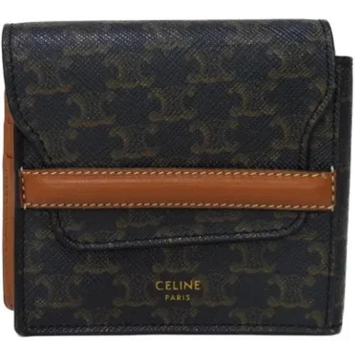 Pre-owned Wallets, female, , Size: ONE SIZE Pre-owned Leather wallets - Celine Vintage - Modalova