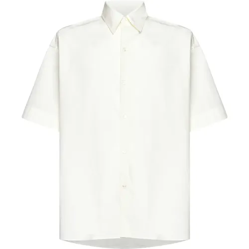 Poplin Pointed Collar Shirt , male, Sizes: M, XL - Studio Nicholson - Modalova