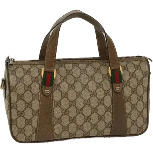 Pre-owned Handbags, female, , Size: ONE SIZE Pre-owned Canvas gucci-bags - Gucci Vintage - Modalova