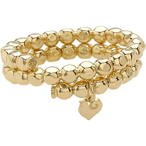Goldener Accessoire-Ring - Stahlmaterial , Damen, Größe: M - Chantecler - Modalova