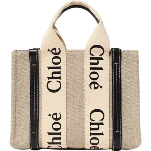 Tote Bags, female, , Size: ONE SIZE Elegant Small Tote Bag - Chloé - Modalova