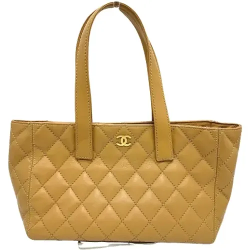 Pre-owned Leather totes , female, Sizes: ONE SIZE - Chanel Vintage - Modalova