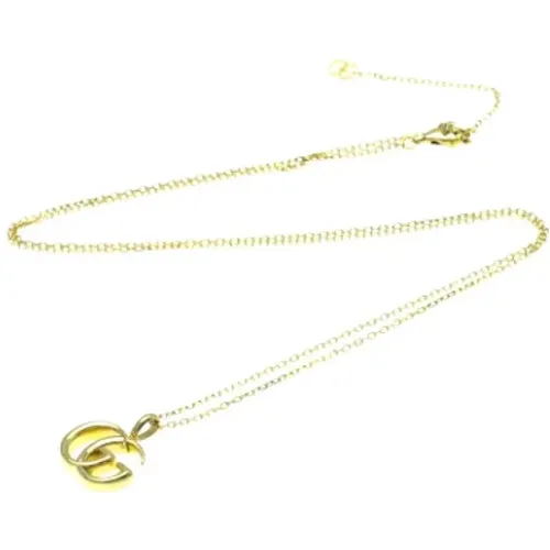 Pre-owned Jewellery, female, , Size: ONE SIZE Pre-owned Gold necklaces - Gucci Vintage - Modalova