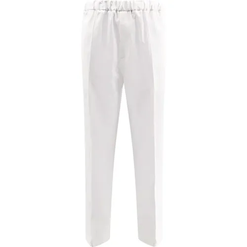 Cotton Trouser with Adjustable Waistband , male, Sizes: L - Jil Sander - Modalova