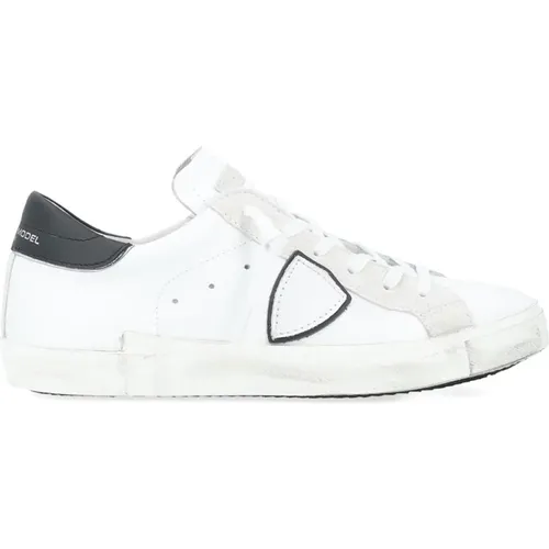 Schwarze Low-Top-Sneaker - Philippe Model - Modalova