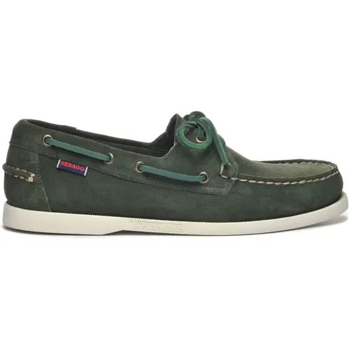 Loafers, male, , Size: 11 US Docksides Portland Flesh Out DK Depths - Sebago - Modalova