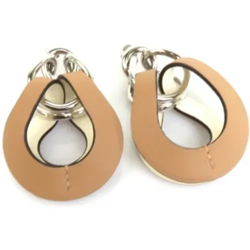 Pre-owned Jewellery, female, , Size: ONE SIZE Pre-owned Metal earrings - Hermès Vintage - Modalova