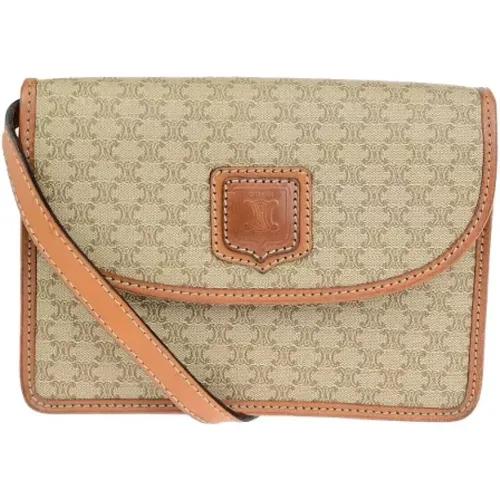 Pre-owned Cross Body Bags, female, , Size: ONE SIZE Pre-owned Canvas celine-bags - Celine Vintage - Modalova