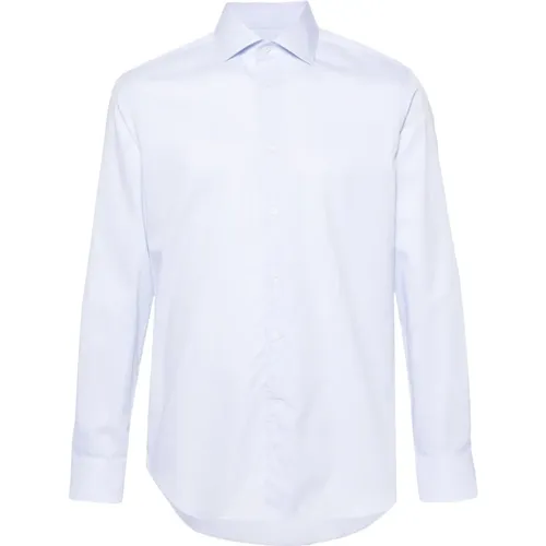 Italian Cotton Striped Shirt , male, Sizes: 3XL, 2XL, 4XL, 5XL, M, L, XL - Corneliani - Modalova