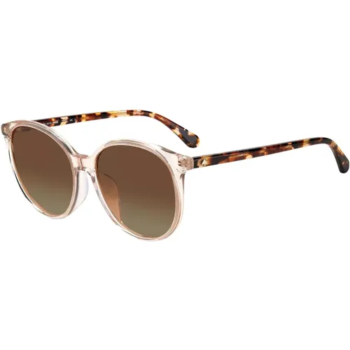 Crystal/ Shaded Sunglasses Kaia/F/S , female, Sizes: 56 MM - Kate Spade - Modalova