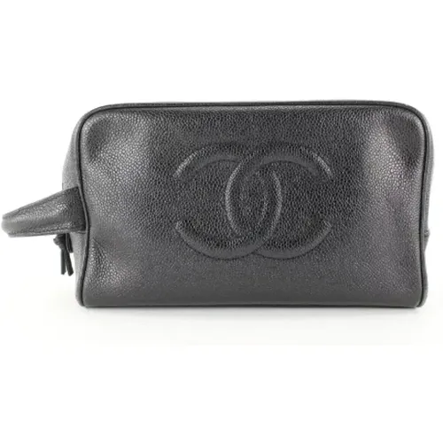 Timeless Leather Clutch , female, Sizes: ONE SIZE - Chanel Vintage - Modalova