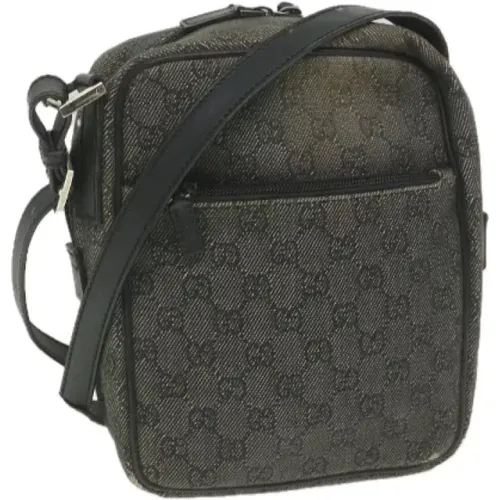 Pre-owned Cross Body Bags, female, , Size: ONE SIZE Pre-owned Canvas gucci-bags - Gucci Vintage - Modalova