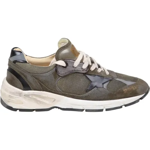 Running suede and mesh sneakers , male, Sizes: 6 UK, 9 UK, 7 UK, 8 UK, 10 UK - Golden Goose - Modalova