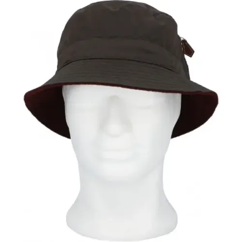 Pre-owned Accessories, unisex, , Size: ONE SIZE Pre-owned Nylon hats - Hermès Vintage - Modalova