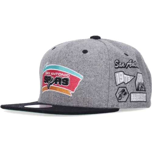 Caps, unisex, , Size: ONE SIZE NBA Spurs Snapback Cap Grey - Mitchell & Ness - Modalova