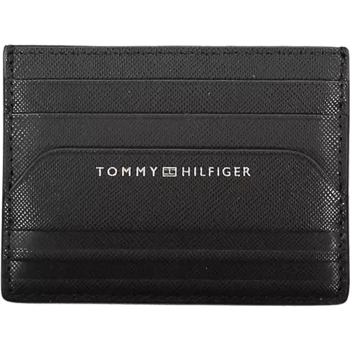 Leather Wallet , male, Sizes: ONE SIZE - Tommy Hilfiger - Modalova