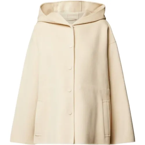 Cream Coats for Weekend Outfits , female, Sizes: M - Max Mara Weekend - Modalova