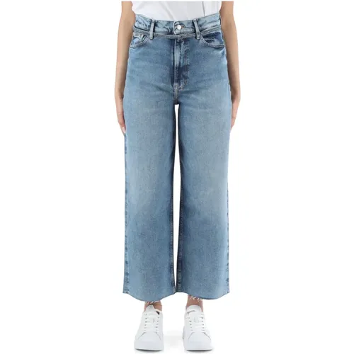 High-waisted wide leg jeans Marlene style , female, Sizes: W26, W28, W29 - Boss - Modalova