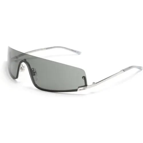 Silberne Sonnenbrille, Stilvoll und vielseitig , unisex, Größe: ONE Size - Gucci - Modalova