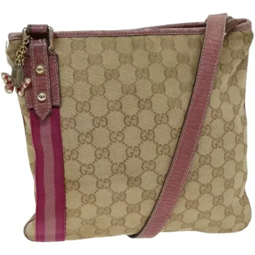 Pre-owned Canvas gucci-bags , female, Sizes: ONE SIZE - Gucci Vintage - Modalova